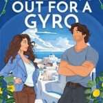Illustrated cover showing a hot Greek guy and a pretty brunette girl in front of a vista in Greece