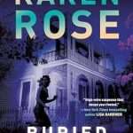 Cover in bluey purple, showing a woman runing toward an old house similar to one you'd find in the French Quarter of New Orleans, with iron scrollwork