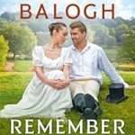 Photo-realistic cover featuring a pastoral scene and a good looking white couple sitting very close together on a lawned area with paths and trees/a forest behind them in the background. They are wearing Regency garb mostly in white and cream colours. He has black top boots on, and a black top hat is near his outstretched arm on the right. Her knees are drawn up and her hands a clasped around them. She is looking toward him but down, modestly, not meeting his eye and he is smiling at her. They are both fair-haired.